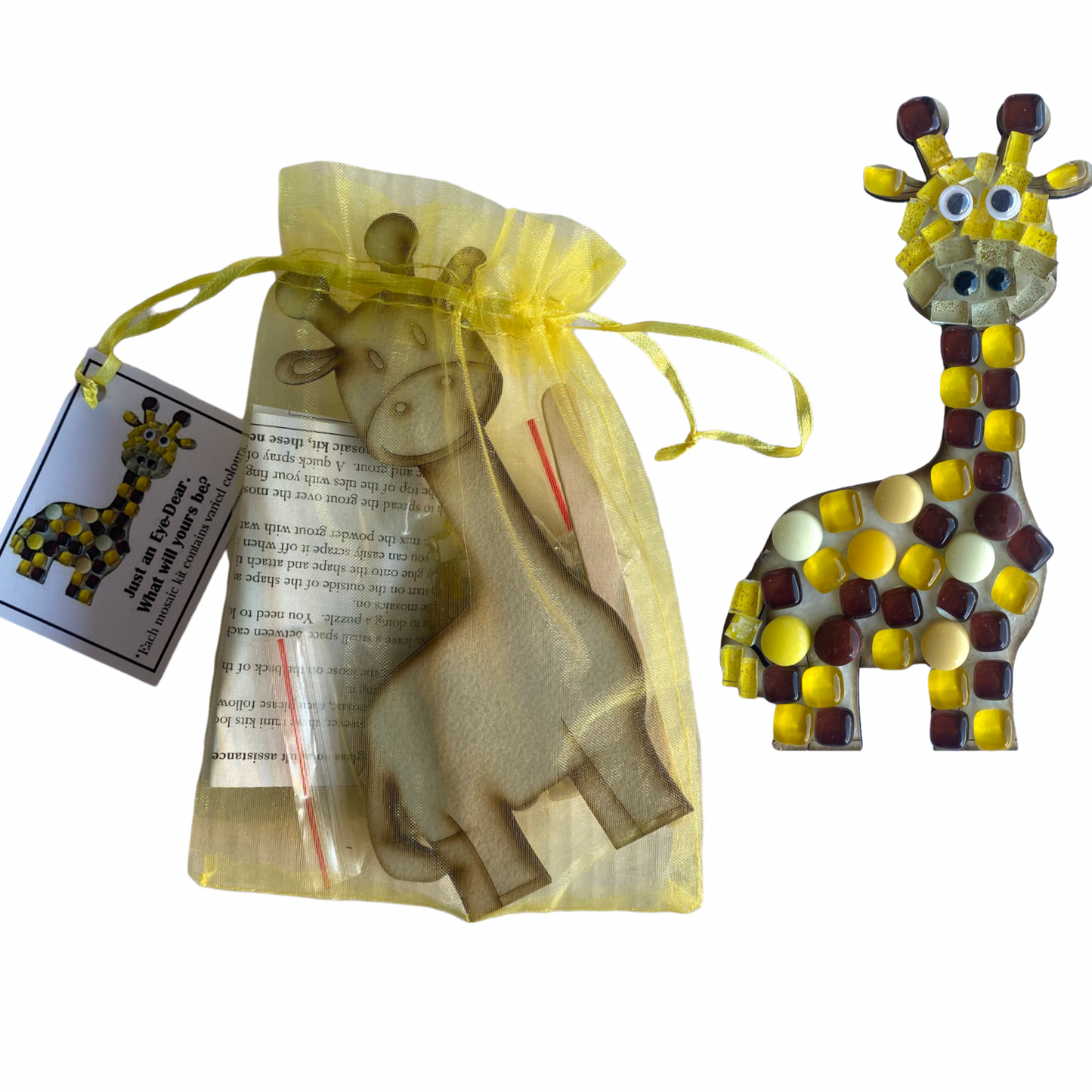 Single - Mosaic Craft Kit with Magnet - Giraffe (Small)