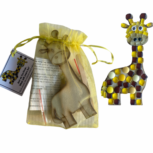 Single - Mosaic Craft Kit with Magnet - Giraffe (Small)