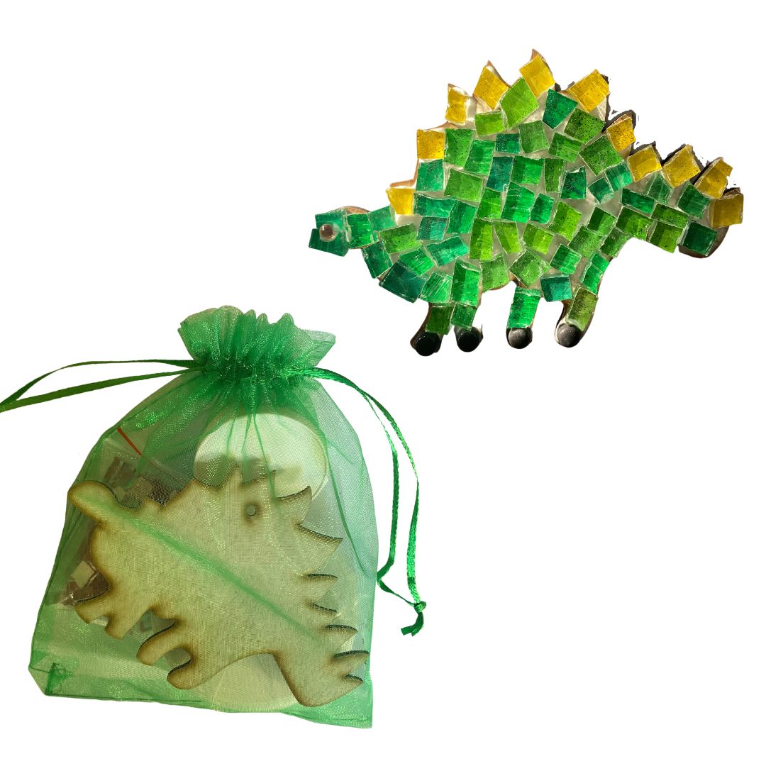 Single - Mosaic Craft Kit with Magnet - Dinosaur (Small)