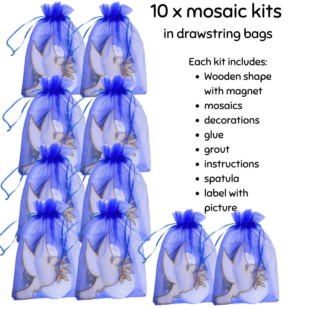 Mosaic Craft Kit with Magnet - Dove