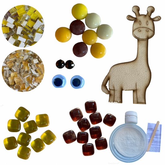 Bulk - Mosaic Craft Kit with Magnet- Giraffe (Small)
