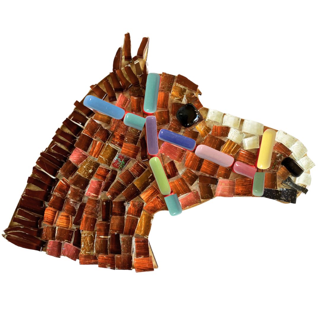 Single - Mosaic Craft Kit with Magnet - Horse (Medium)