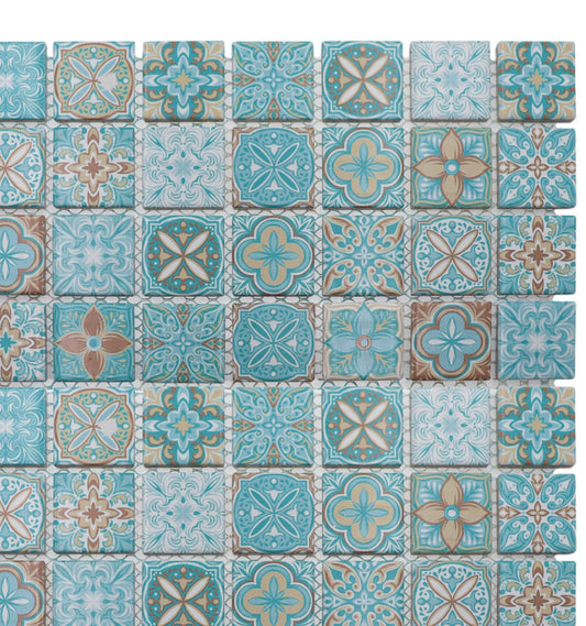 Decor Tiles - Porcelain Moroccan Turquoise
