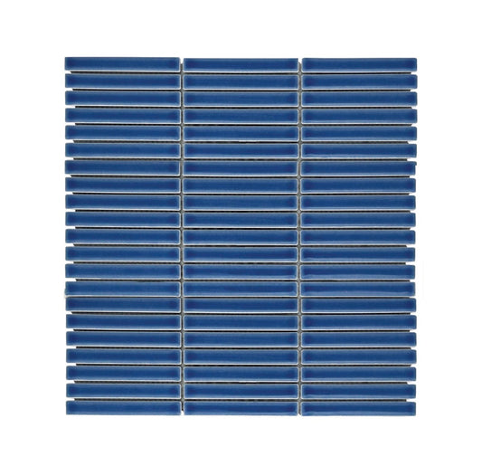 Decor Tiles - Porcelain Mini Strips Blue