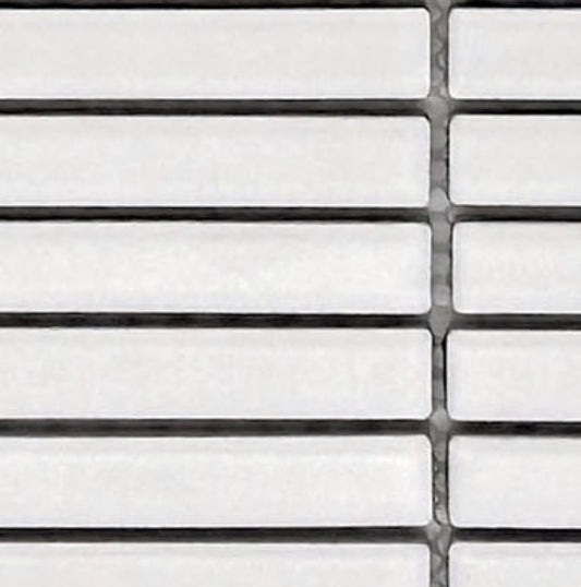Decor Tiles - Porcelain Mini Strips Matt White