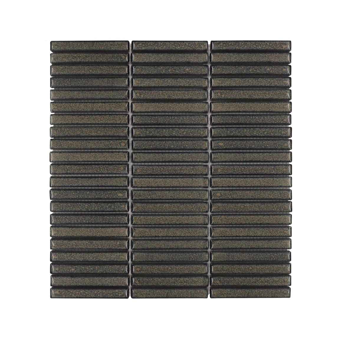 Decor Tiles - Porcelain Mini Strips Charcoal Bronze