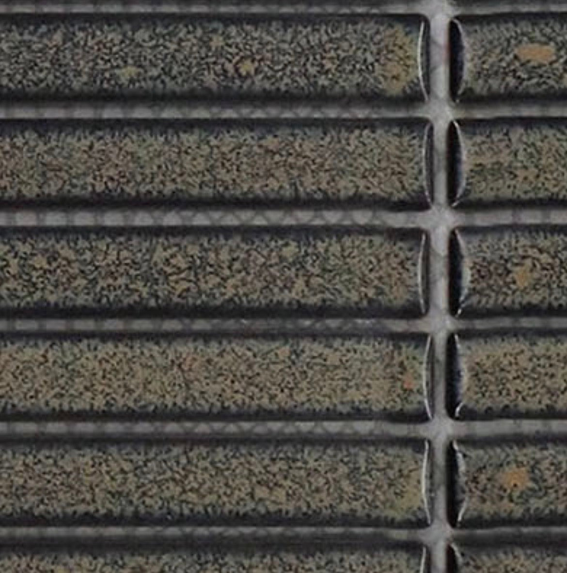Decor Tiles - Porcelain Mini Strips Charcoal Bronze
