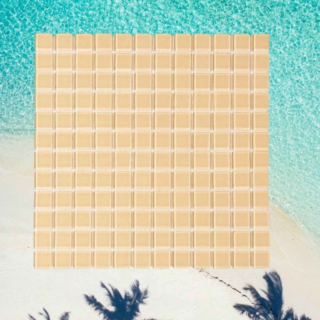 Decor Tiles - Cream 23x23mm