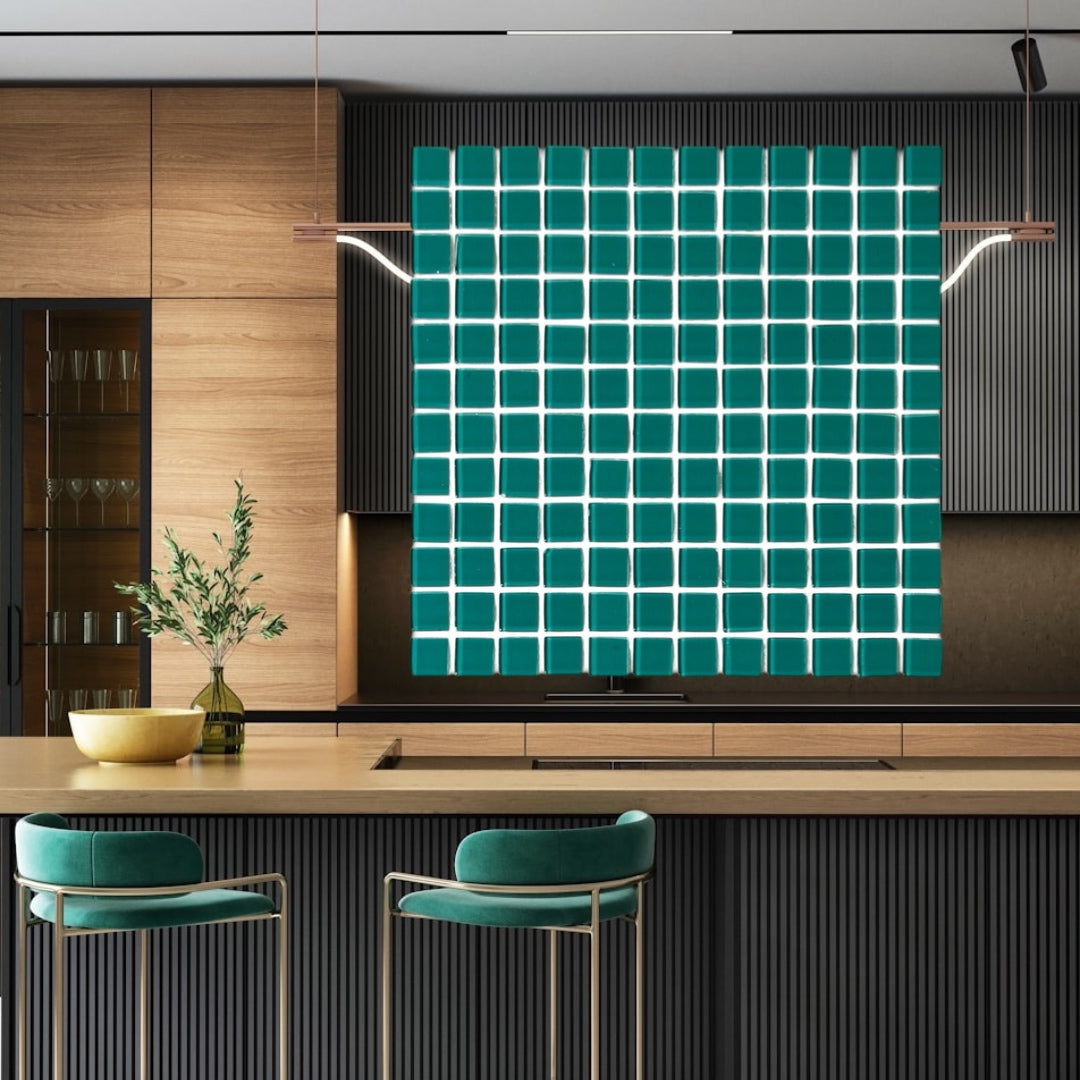 Decor Tiles - Marine Green 23x23mm
