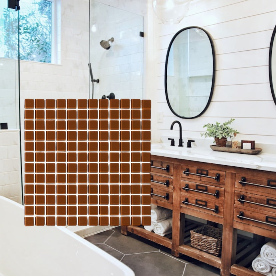 Decor Tiles - Chocolate Brown 23x23mm