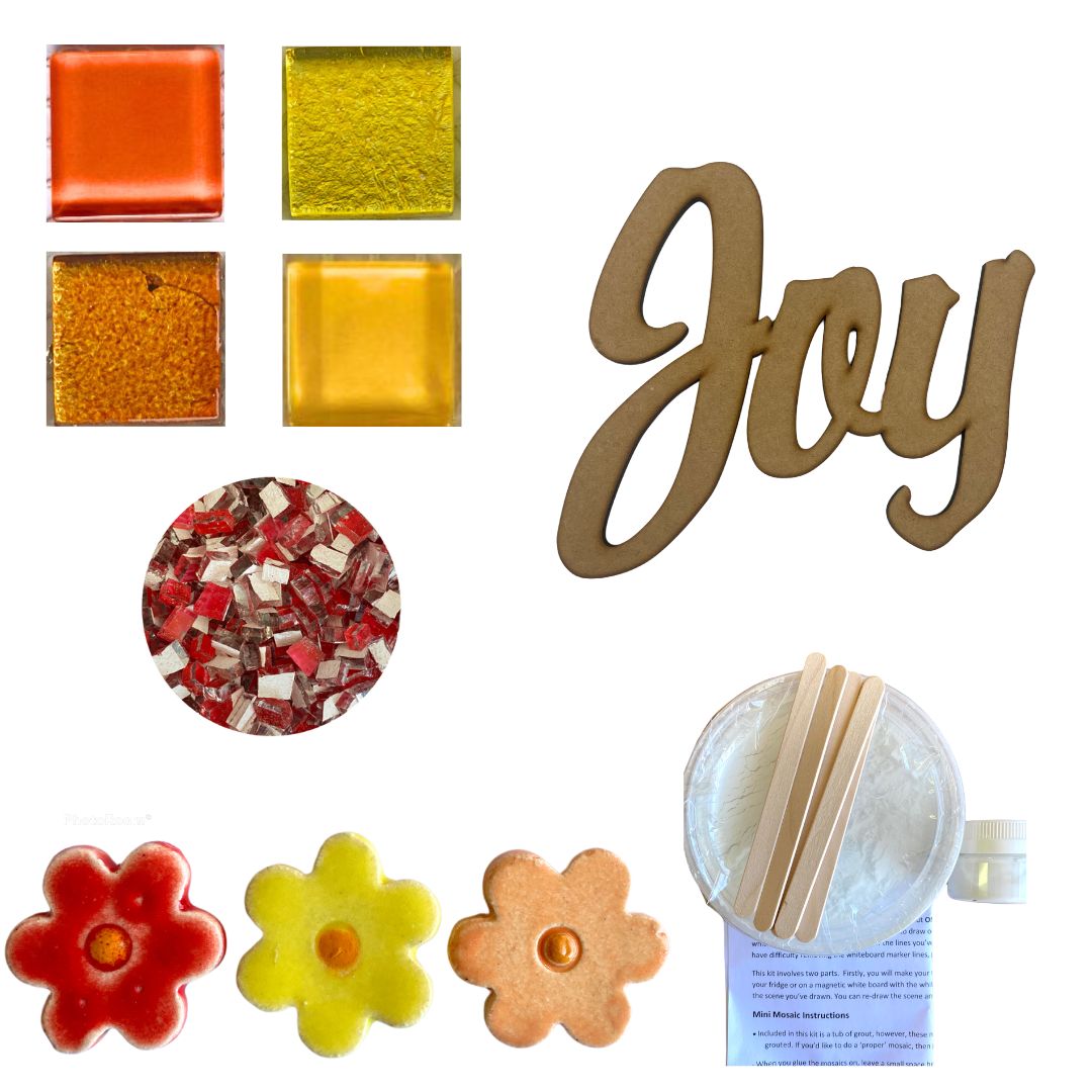 Mosaic Craft Kit for Adults (age 12+) - Joy (Large)