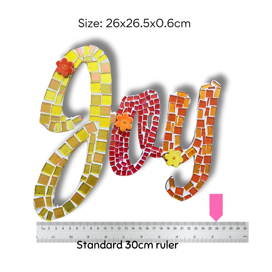 Mosaic Craft Kit for Adults (age 12+) - Joy (Large)
