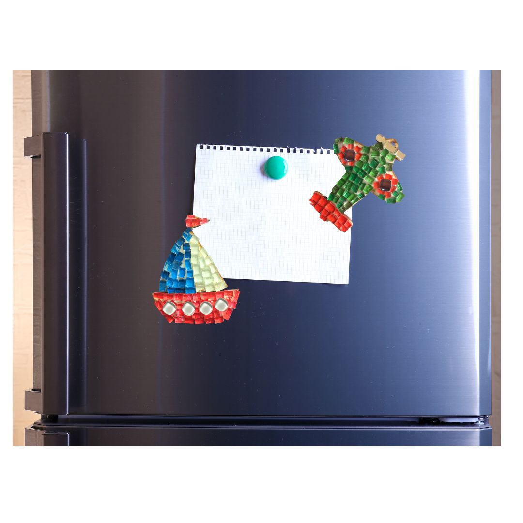 Single - Mosaic Craft Kit with Magnet - Boat (Small)