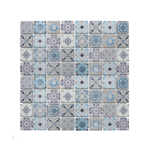 Decor Tiles - Porcelain Moroccan Soft Blue