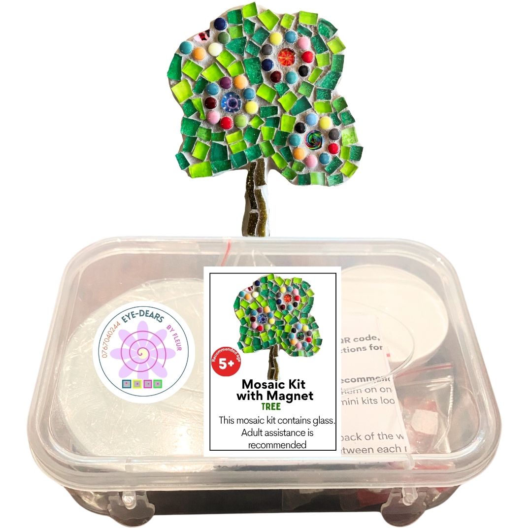 Single - Mosaic Craft Kit with Magnet - Funky Tree
