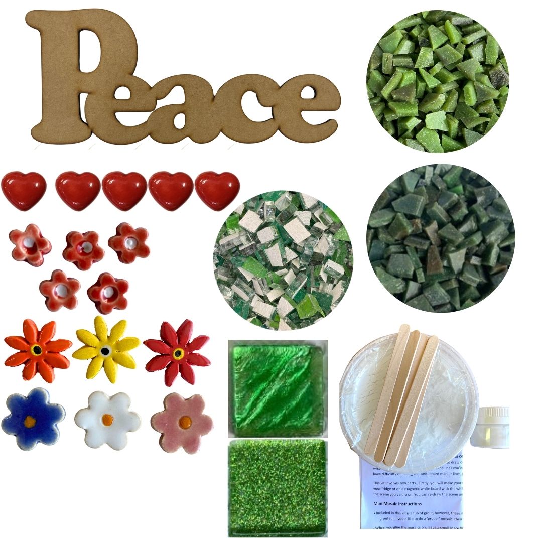 Mosaic Craft Kit for Adults - Peace (Large)