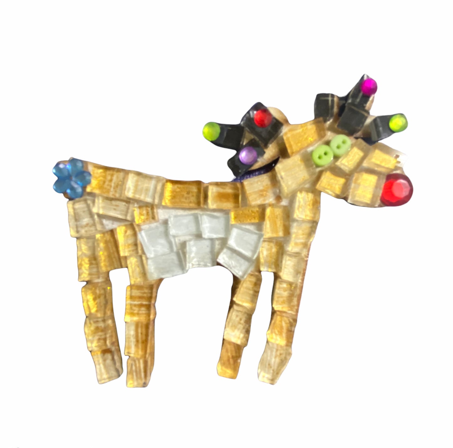 Single - Mosaic Craft Kit with Magnet - Reindeer  (Small)
