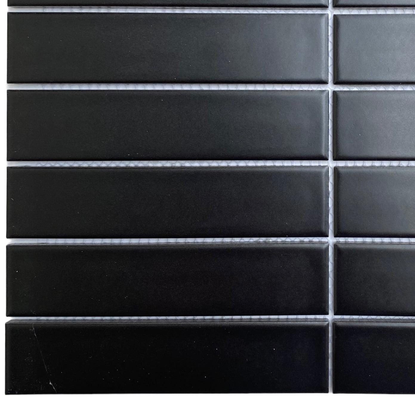 Decor Tiles -Glazed Mosaic Strip Black