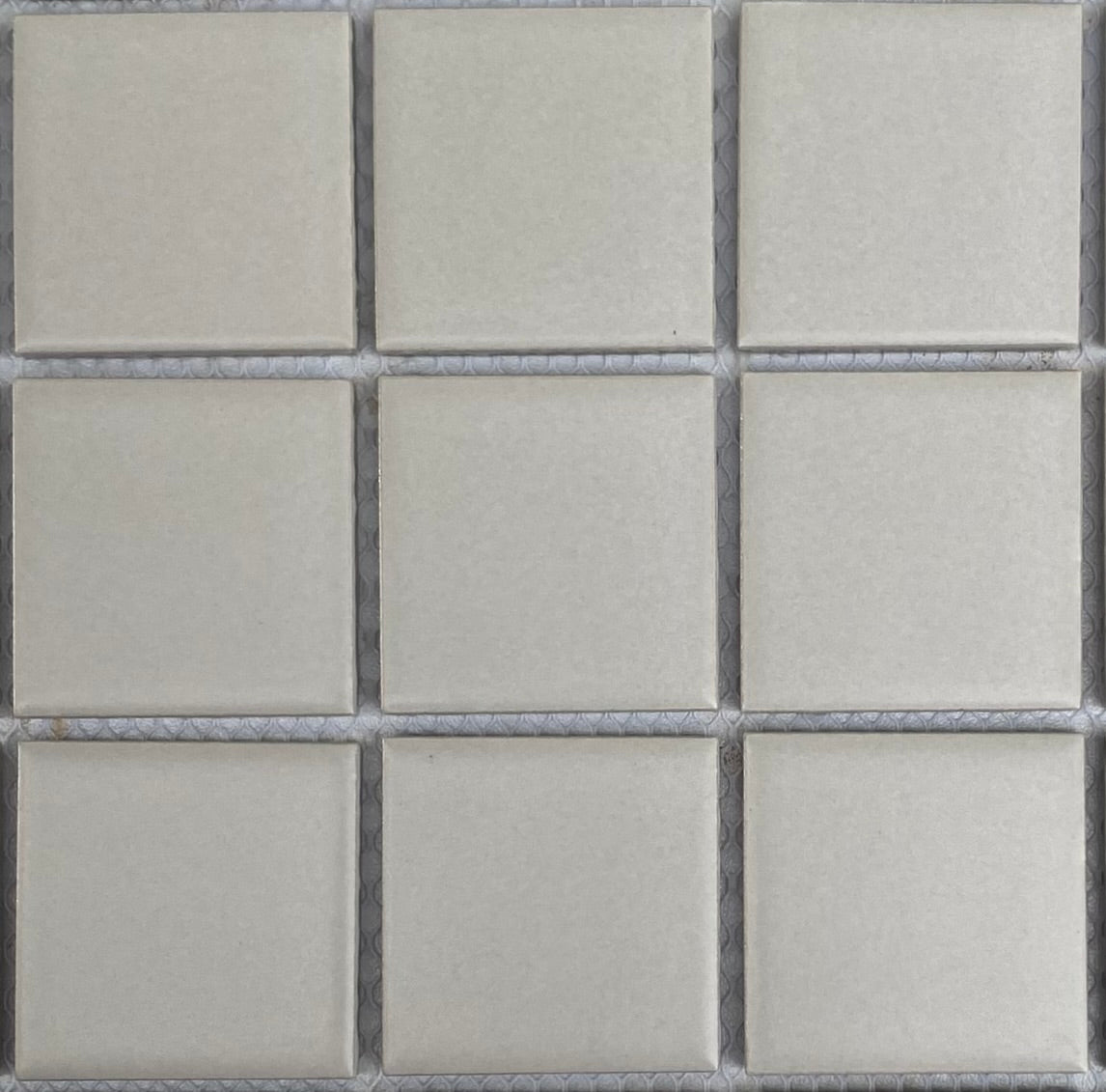 Decor Tiles -Glazed Mosaic Matt Light Grey