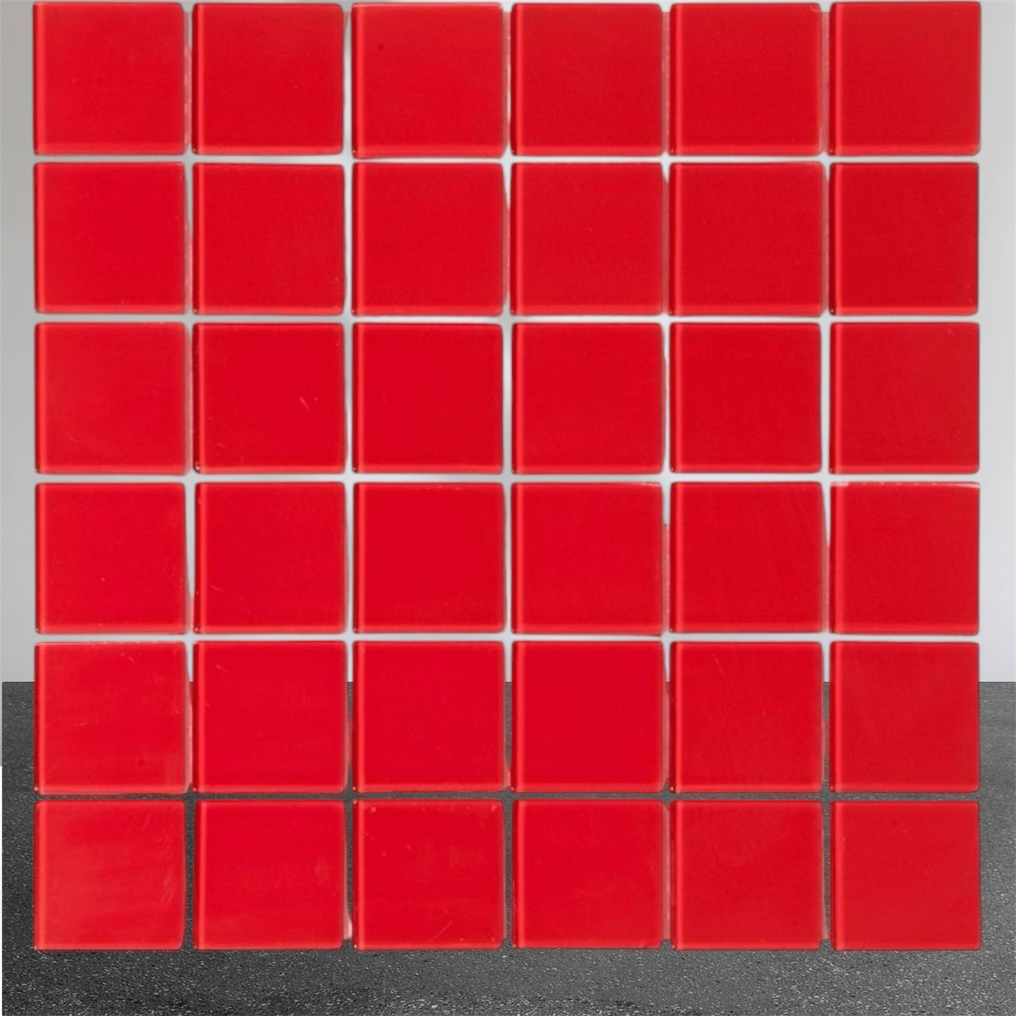 Decor Tiles - Post Box Red 48x48mm