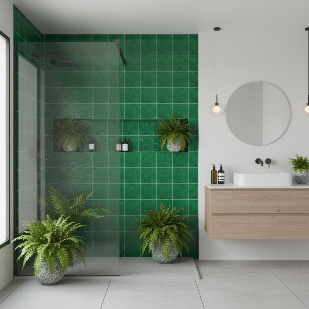 Decor Tiles - Porcelain Vintage Green