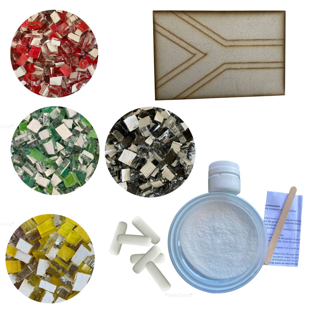 Single - Mosaic Craft Kit with Magnet -SA Flag (Medium)