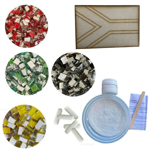 Bulk - Mosaic Craft Kit with Magnet - South African Flag (Medium)