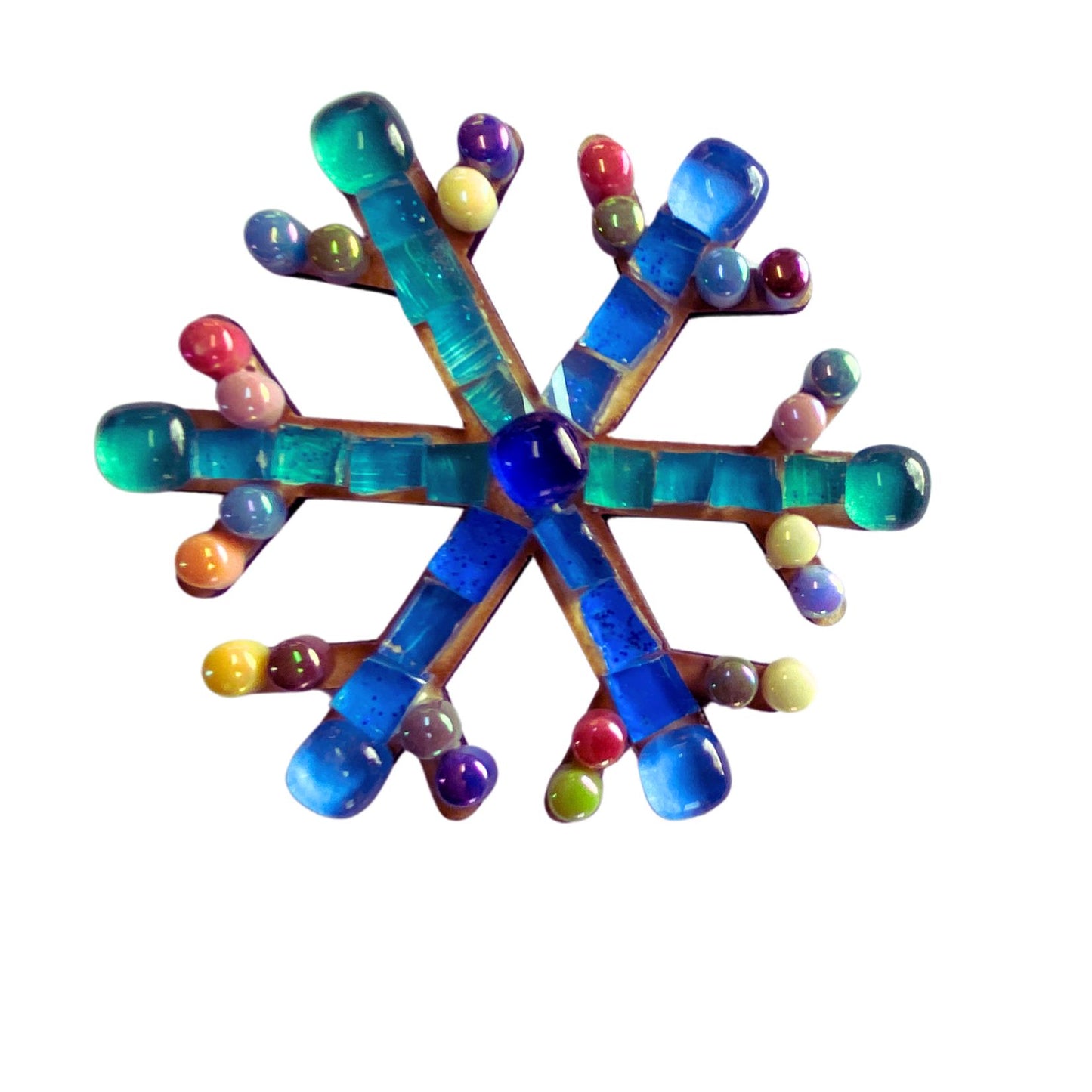 Single - Mosaic Craft Kit with Magnet - Snowflake (Small)