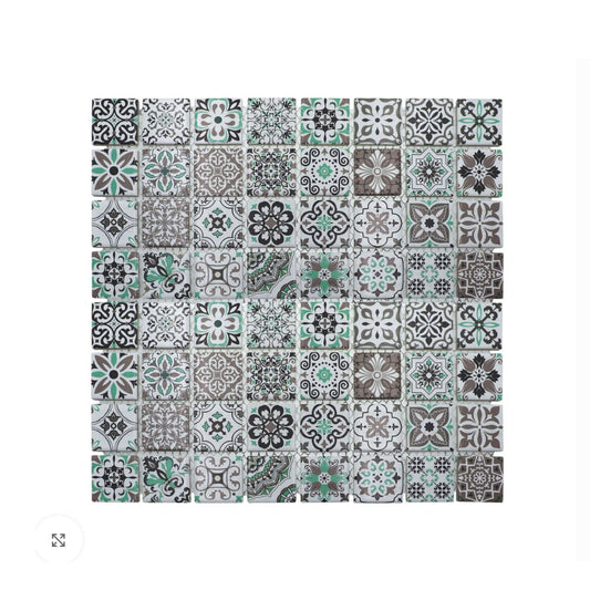 Decor Tiles - Porcelain Moroccan Soft Green