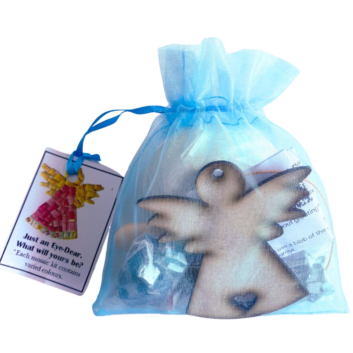 Single - Mosaic Craft Kit with Magnet - Angel Turquoise (Small)