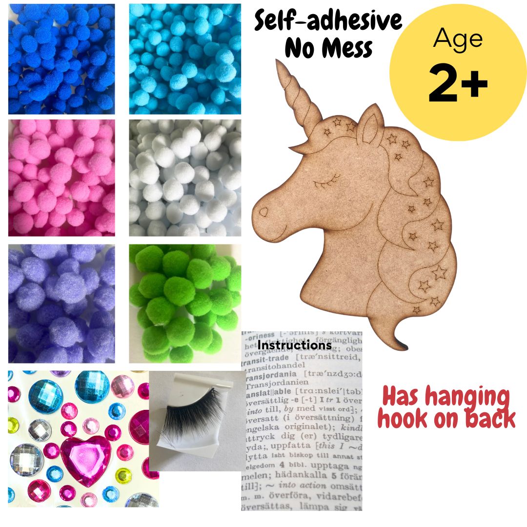 Pom-Pom Art - Unicorn