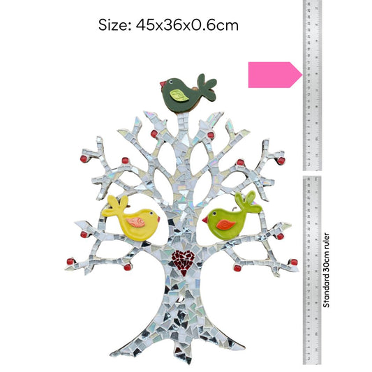 Mosaic Craft Kit for Adults - Winter Tree (Large)