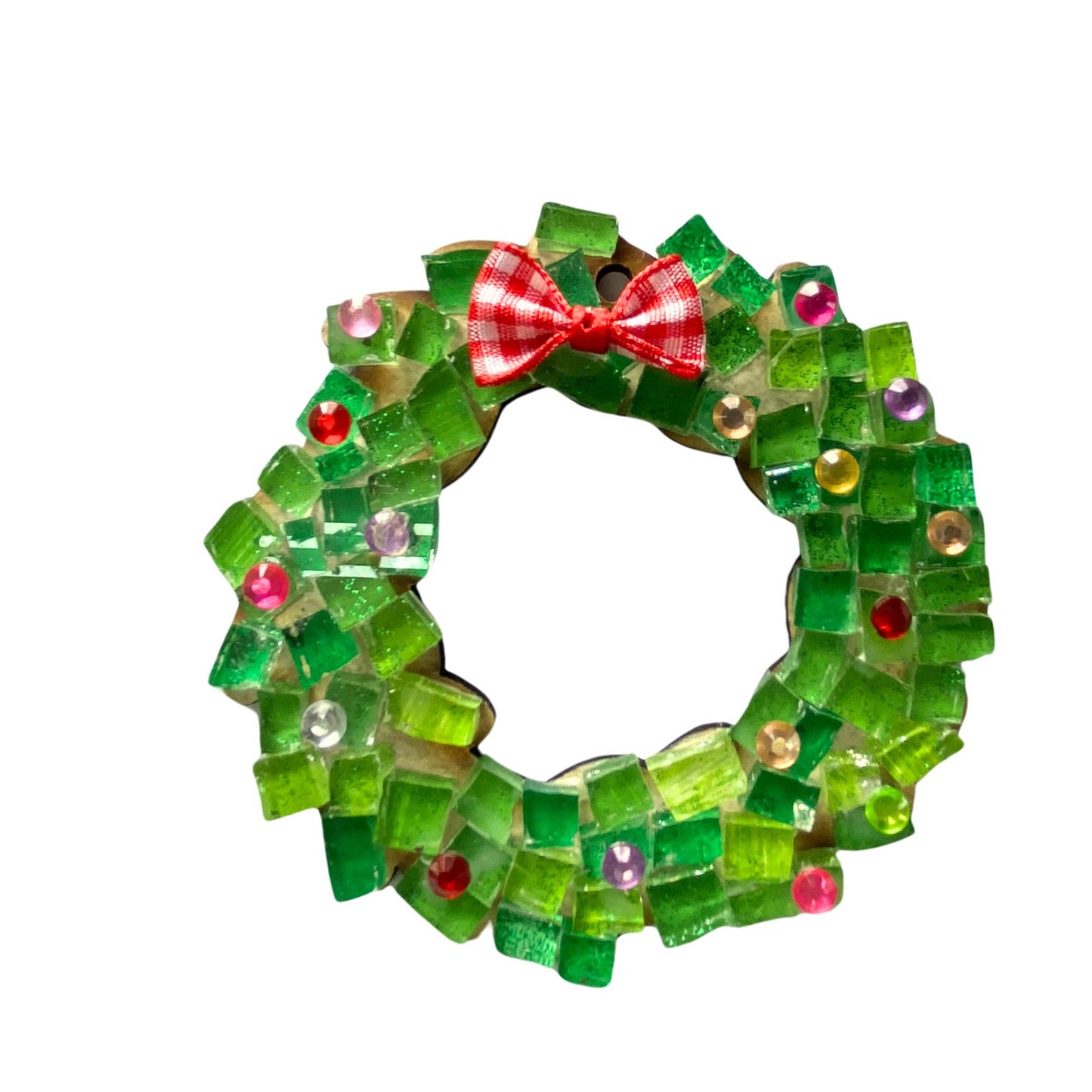 Single - Mosaic Craft Kit with Magnet - Wreath  (Small)