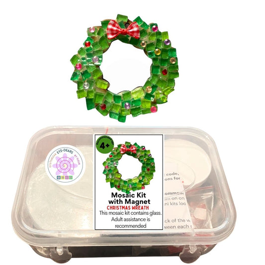 Single - Mosaic Craft Kit with Magnet - Wreath  (Small)