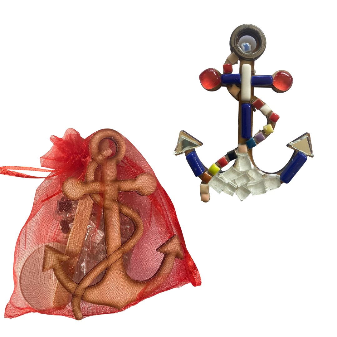 Single - Mosaic Craft Kit with Magnet - Anchor (Small)
