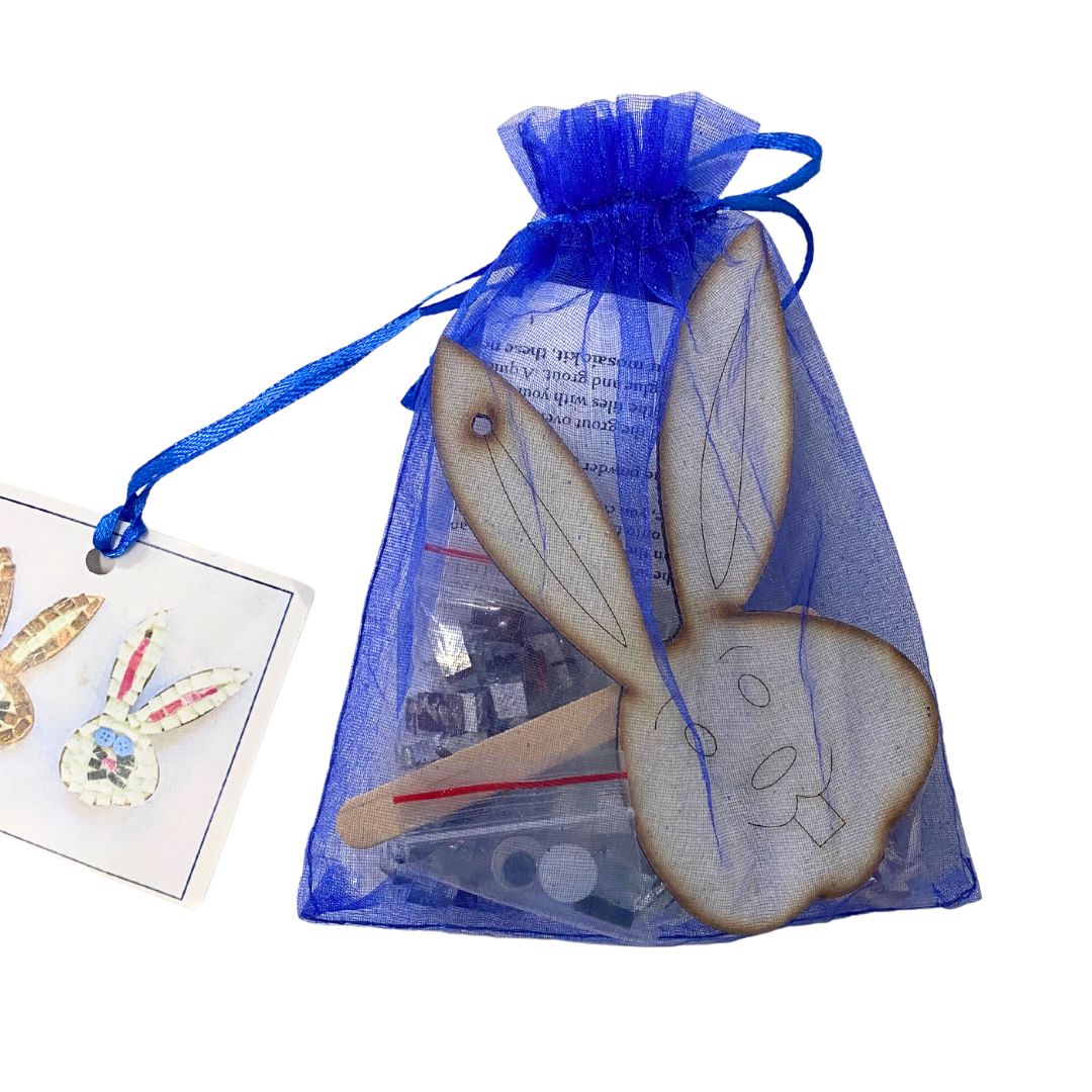 Single - Mosaic Craft Kit with Magnet - Brown Bunny Small)