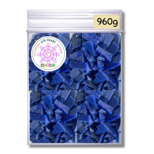 Mosaic Tiles Pre-cut Rustic Dark Blue 960g (for crafting)