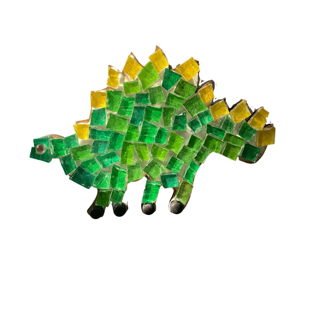 Single - Mosaic Craft Kit with Magnet - Dinosaur (Small)