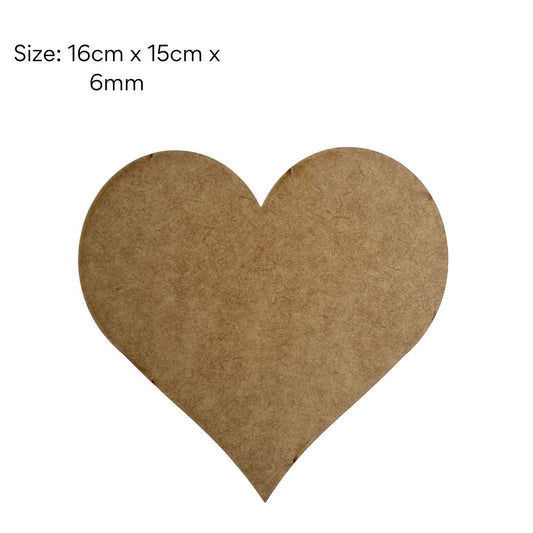 Wooden Shape Heart ( for crafting)