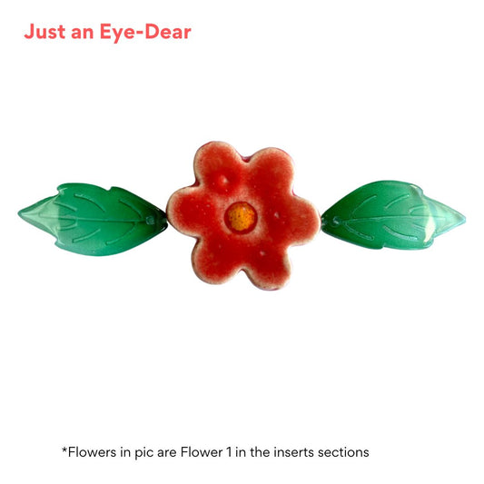 Leaf 6 - Set of 2 (30x10mm)