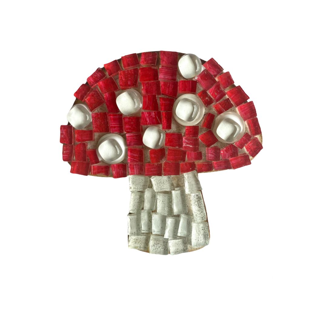 Single - Mosaic Craft Kit with Magnet - Mushroom (Small)