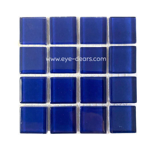 Mosaic Tiles -  Single Sheet Navy Blue 23x23mm