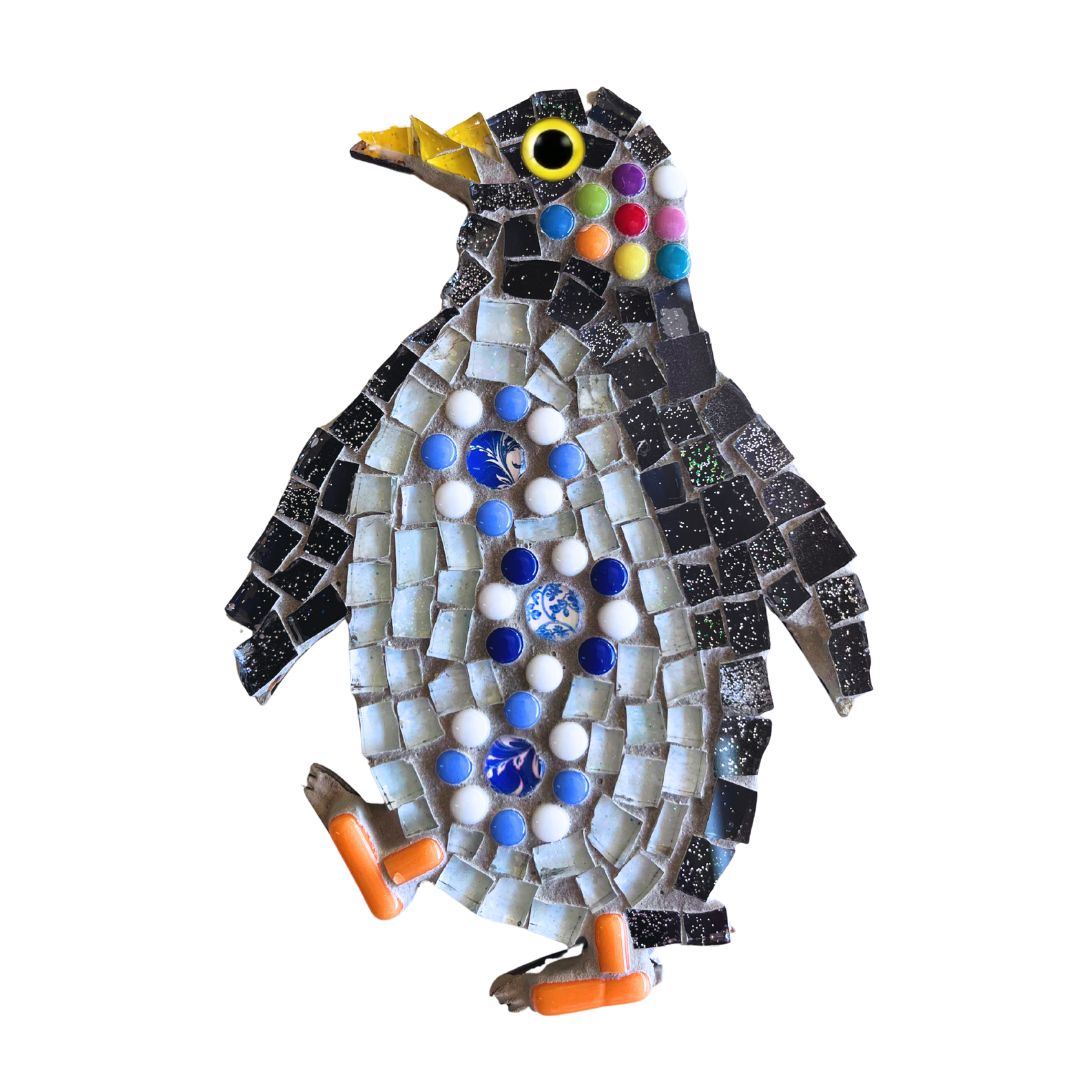 Single - Mosaic Craft Kit with Magnet - Penguin (Medium)