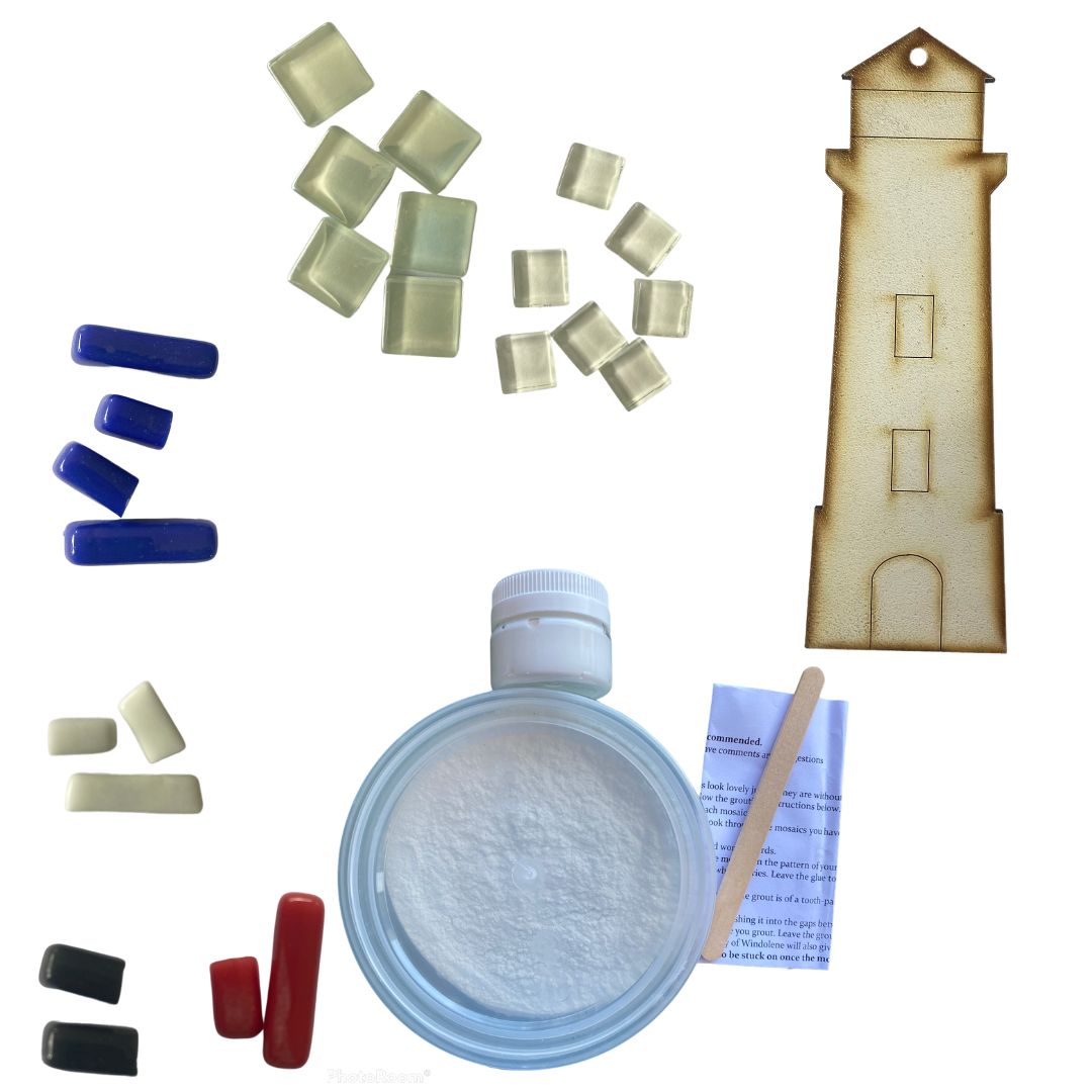 Mosaic Craft Kit with Magnet- Lighthouse (Small)