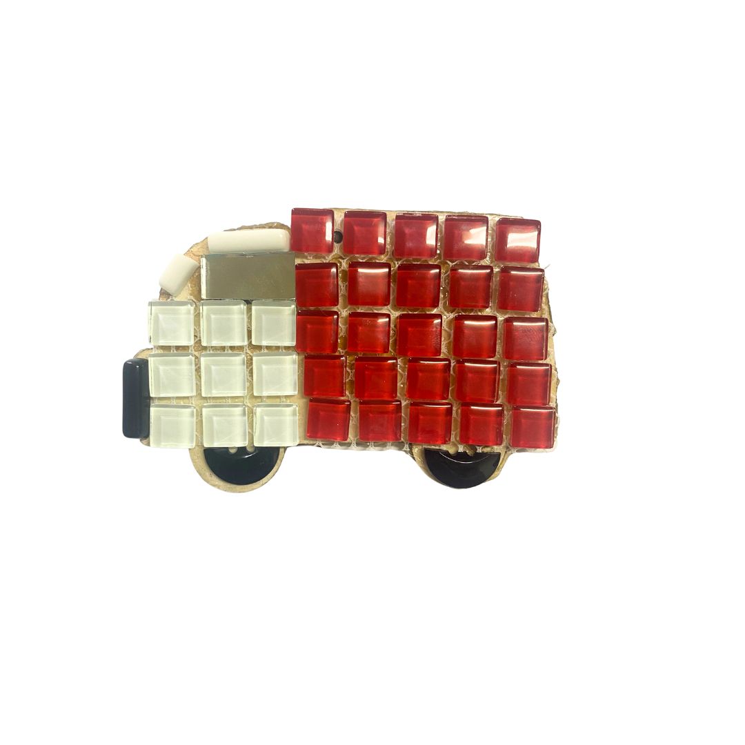 Single - Mosaic Craft Kit with Magnet -Truck (Small)