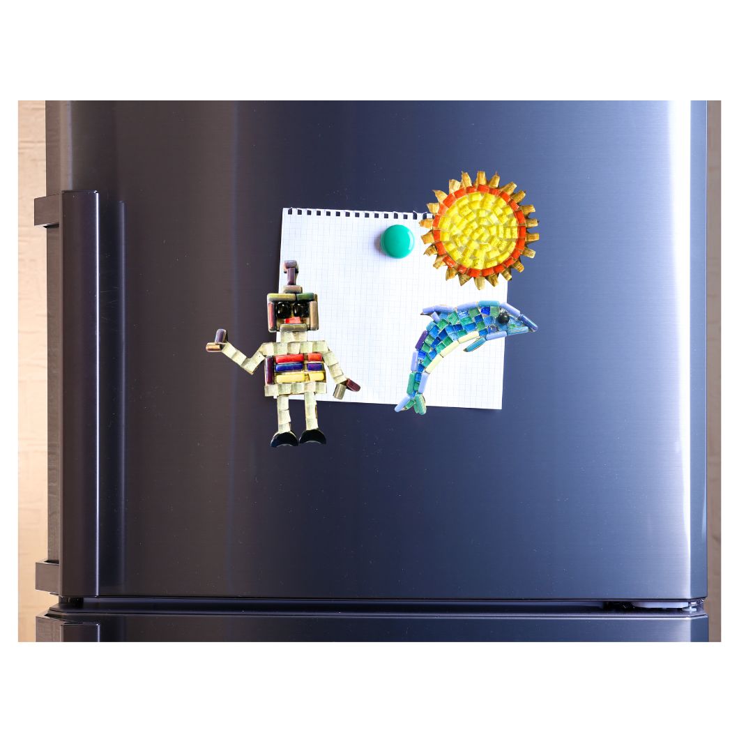 Bulk -Mosaic Craft Kit with Magnet- Robot (Small)