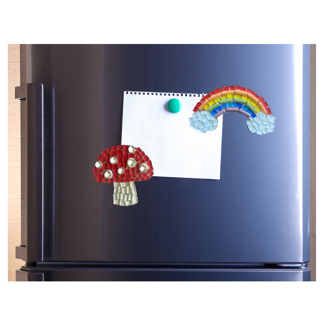 Mosaic Craft Kit with Magnet- Mushroom (Small)