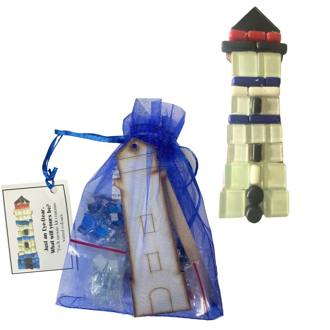 Single - Mosaic Craft Kit with Magnet - Lighthouse (Small)