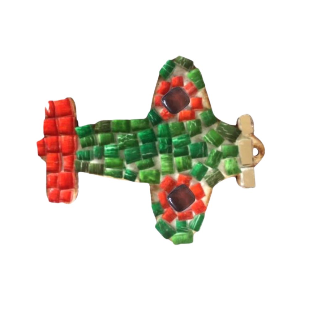 Single - Mosaic Craft Kit with Magnet - Plane (Small)