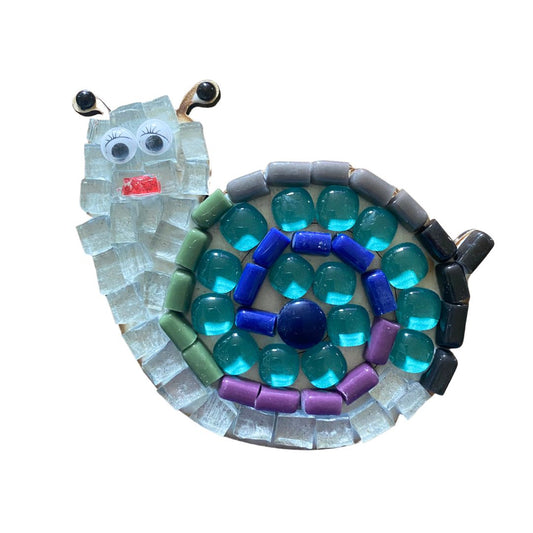 Single - Mosaic Craft Kit with Magnet - Snail (Small)